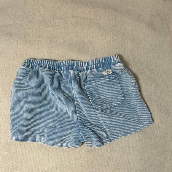 Simply Southern women's light blue corduroy shorts size Medium‎ elastic waist - Picture 3 of 4